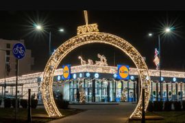 To najbardziej świąteczny Lidl w Polsce