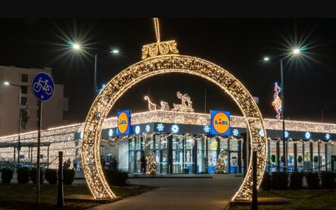 To najbardziej świąteczny Lidl w Polsce