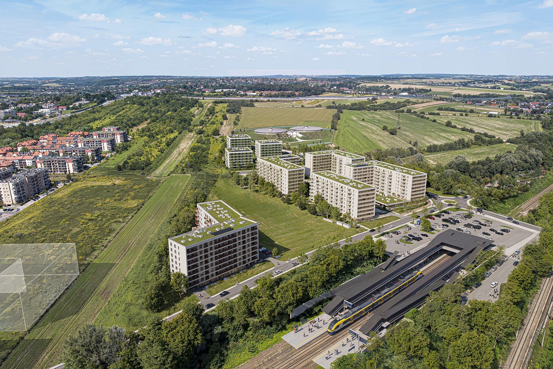 Na północy Krakowa powstanie Przystanek Prądnik – Dom Development uruchamia sprzedaż nowej inwestycji mieszkaniowej 