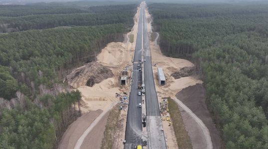 Duże opóźnienie na budowie drogi ekspresowej S10 Bydgoszcz - Toruń [FILMY]