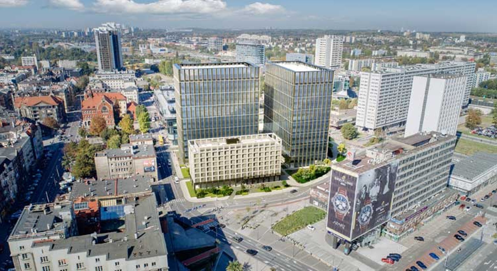 Katowice: Vastint Poland inwestuje w budowę kompleksu biurowo-hotelowego Nova Silesia