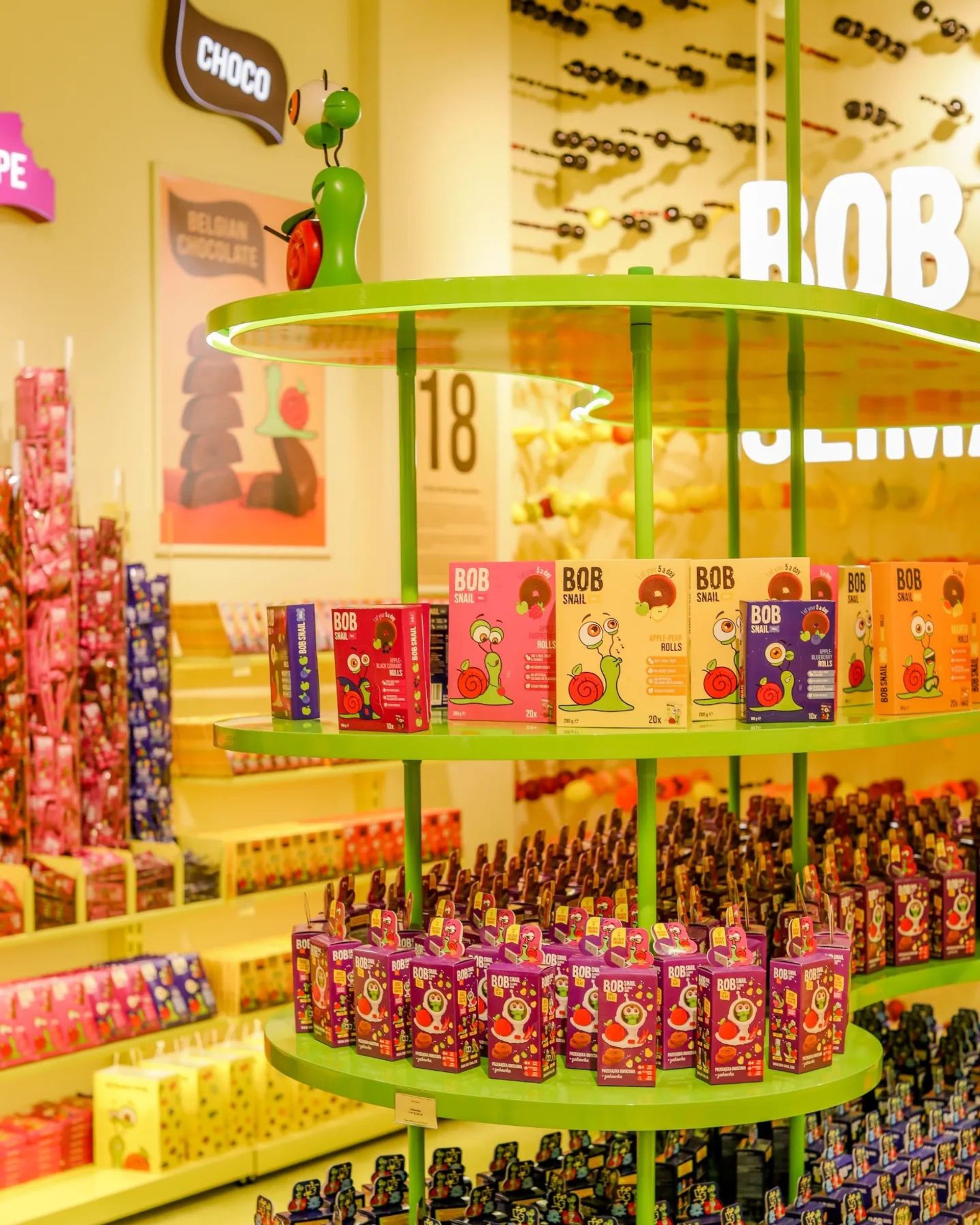 Ukraińska marka słodyczy Ślimak Bob otworzyła w Warszawie pierwszy sklep w Polsce