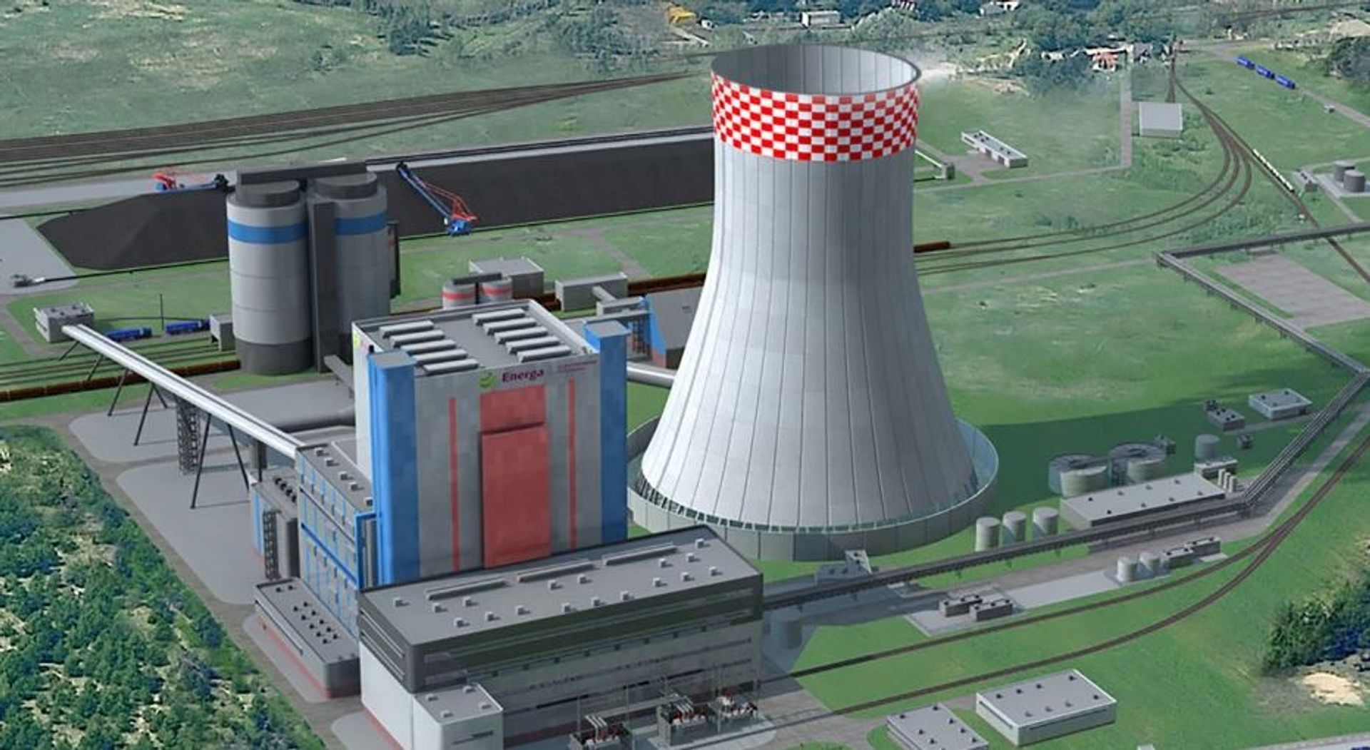 Budowa nowej, wielkiej elektrowni parowo-gazowej w Ostrołęce przekroczyła półmetek 