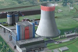 Budowa nowej, wielkiej elektrowni parowo-gazowej w Ostrołęce przekroczyła półmetek [FILM]