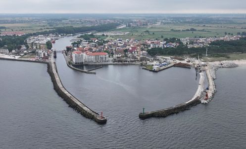 Port Morski w Darłowie będzie obsługiwał farmy wiatrowe na Bałtyku [ZDJĘCIA]