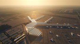 Spółka Centralny Port Komunikacyjny zaprezentowała koncepcję architektoniczną nowego lotniska przesiadkowego [WIZUALIZACJE]