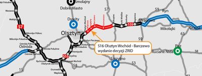 Może ruszać budowa odcinka drogi ekspresowej S16 Olsztyn Wschód - Barczewo