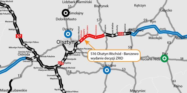 Może ruszać budowa odcinka drogi ekspresowej S16 Olsztyn Wschód - Barczewo
