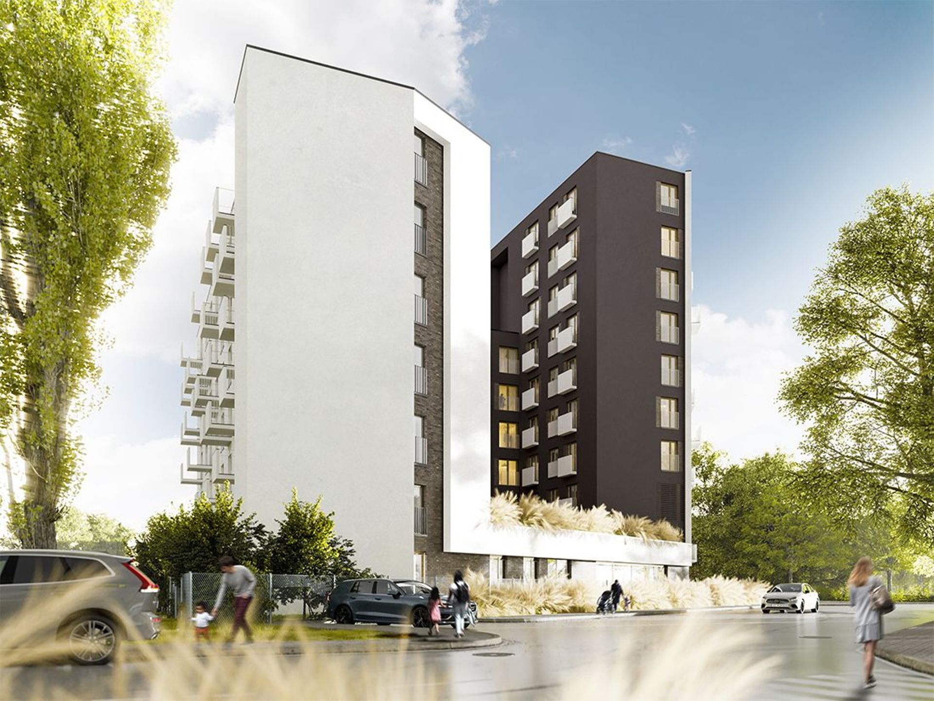 Sprzedaż apartamentów w budynku Bliska Residence w Warszawie na starcie