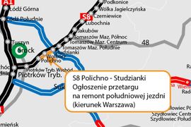 Najbardziej zniszczony odcinek drogi ekspresowej S8 zostanie wyremontowany