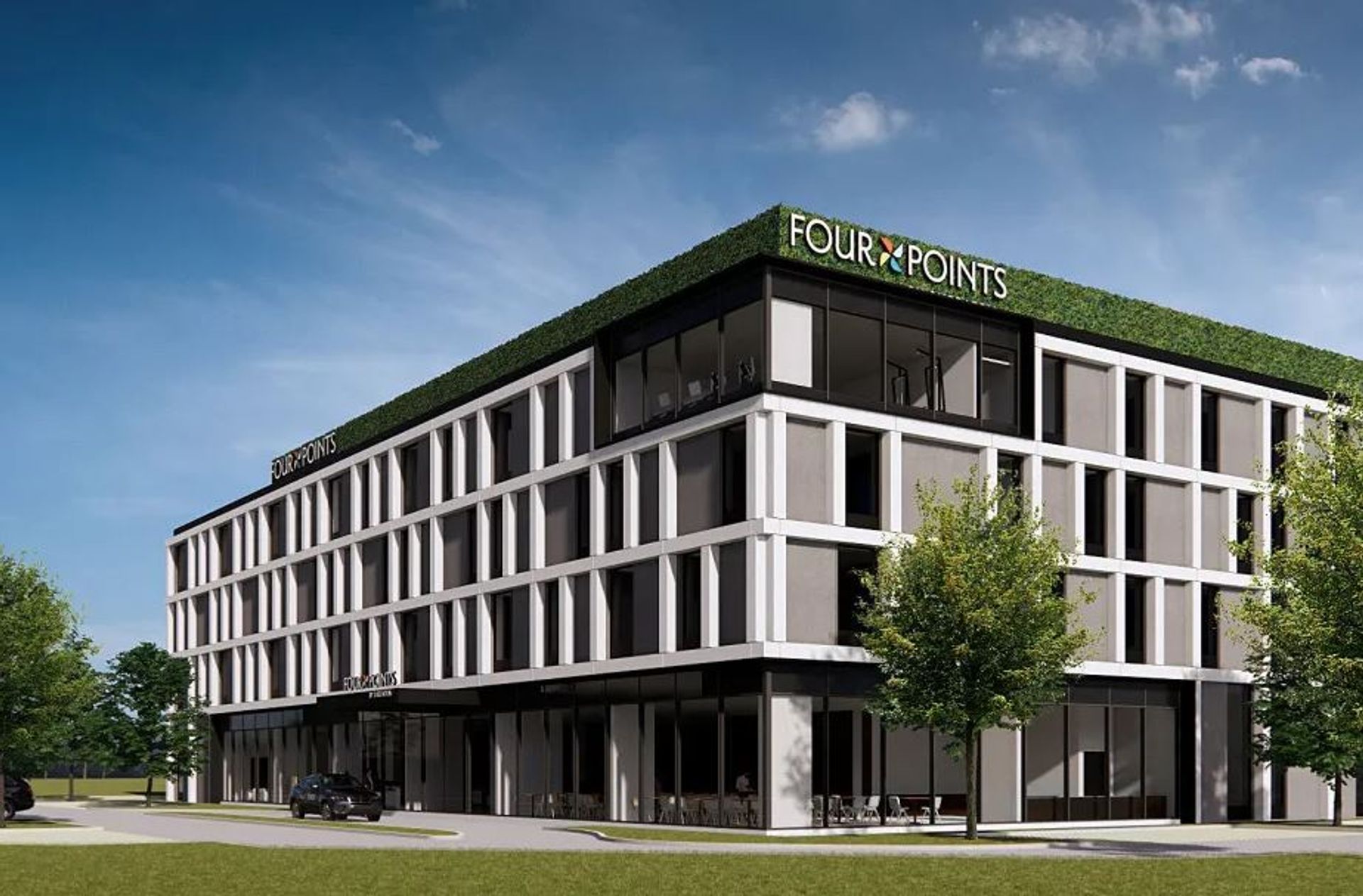 Działka przy lotnisku w Gdańsku została wystawiona na sprzedaż wraz z projektem hotelu