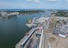 Przebudowa stanowiska promowego nr 4 w Terminalu Promowym w Świnoujściu coraz bliżej finału [ZDJĘCIA]