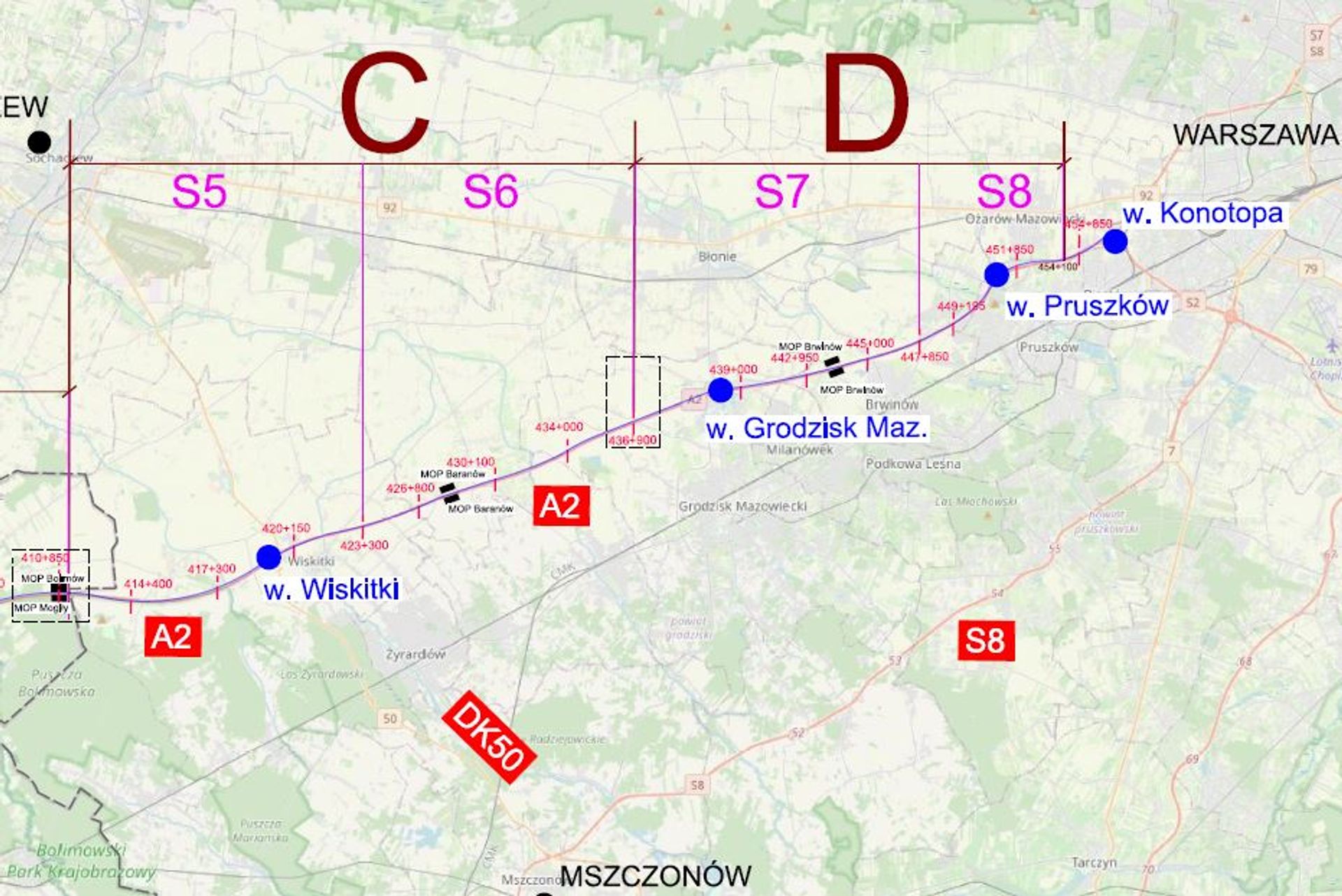 Coraz bliżej rozbudowy autostrady A2 od granicy województw łódzkiego i mazowieckiego do węzła Konotopa