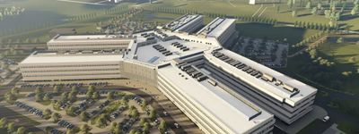 We Wrocławiu powstaje gigantyczny Nowy Szpital Onkologiczny [ZDJĘCIA+WIZUALIZACJE]