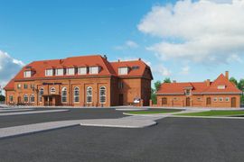 Rozpoczyna się modernizacja zabytkowego dworca kolejowego w Pasłęku [WIZUALIZACJE]