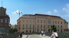 Wrocław: Luni – zabytkowy gmach farmacji na Starym Mieście zmienia się w biurowiec [WIZUALIZACJE]