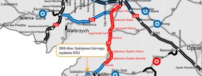 Dolny Śląsk: DK8 - Przebieg obwodnicy Szalejowa Górnego został potwierdzony