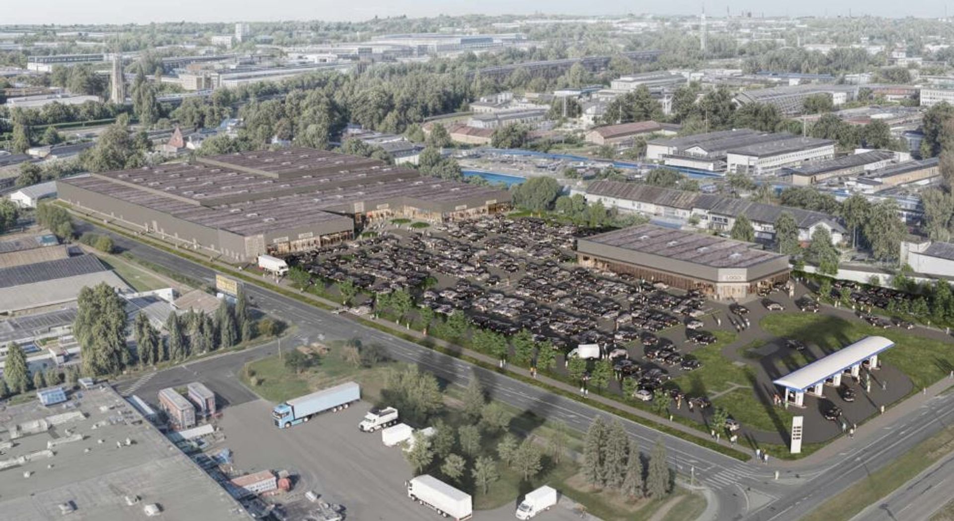 W miejscu dawnej Galerii Lubelskiej powstaje nowy park handlu, sportu i rozrywki 