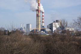 [Kraków] Elektrociepłownia burzy 220 metrowy komin