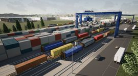 W Radomiu za ok. 300 mln zł powstaje nowy, wielki terminal intermodalny [FILM+WIZUALIZACJE]
