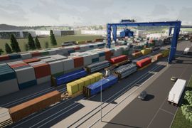 W Radomiu za ok. 300 mln zł powstaje nowy, wielki terminal intermodalny [FILM+WIZUALIZACJE]