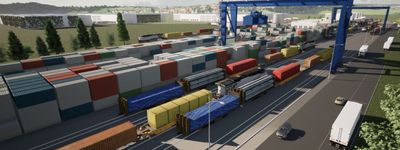 W Radomiu za ok. 300 mln zł powstaje nowy, wielki terminal intermodalny [FILM+WIZUALIZACJE]