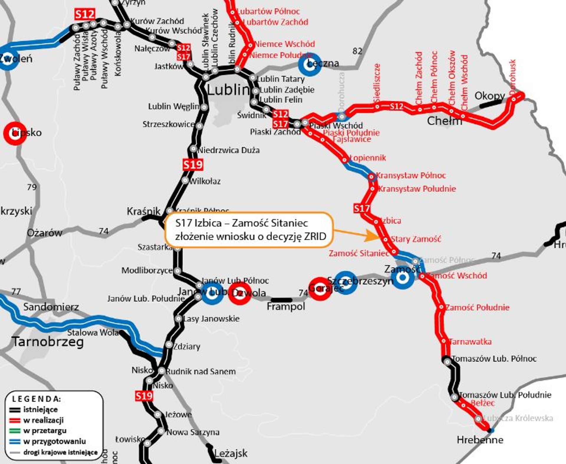 Bliżej do budowy kolejnego odcinka S17 w woj. lubelskim