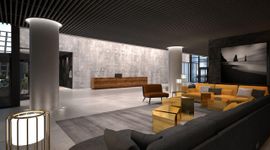 [Warszawa] Intrygujący design lobby biurowca D48 autorstwa pracowni Robert Majkut Design