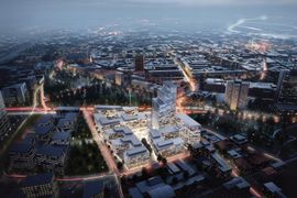 Poznań: Skanska rozpoczęła budowę trzeciego biurowca kompleksu Nowy Rynek