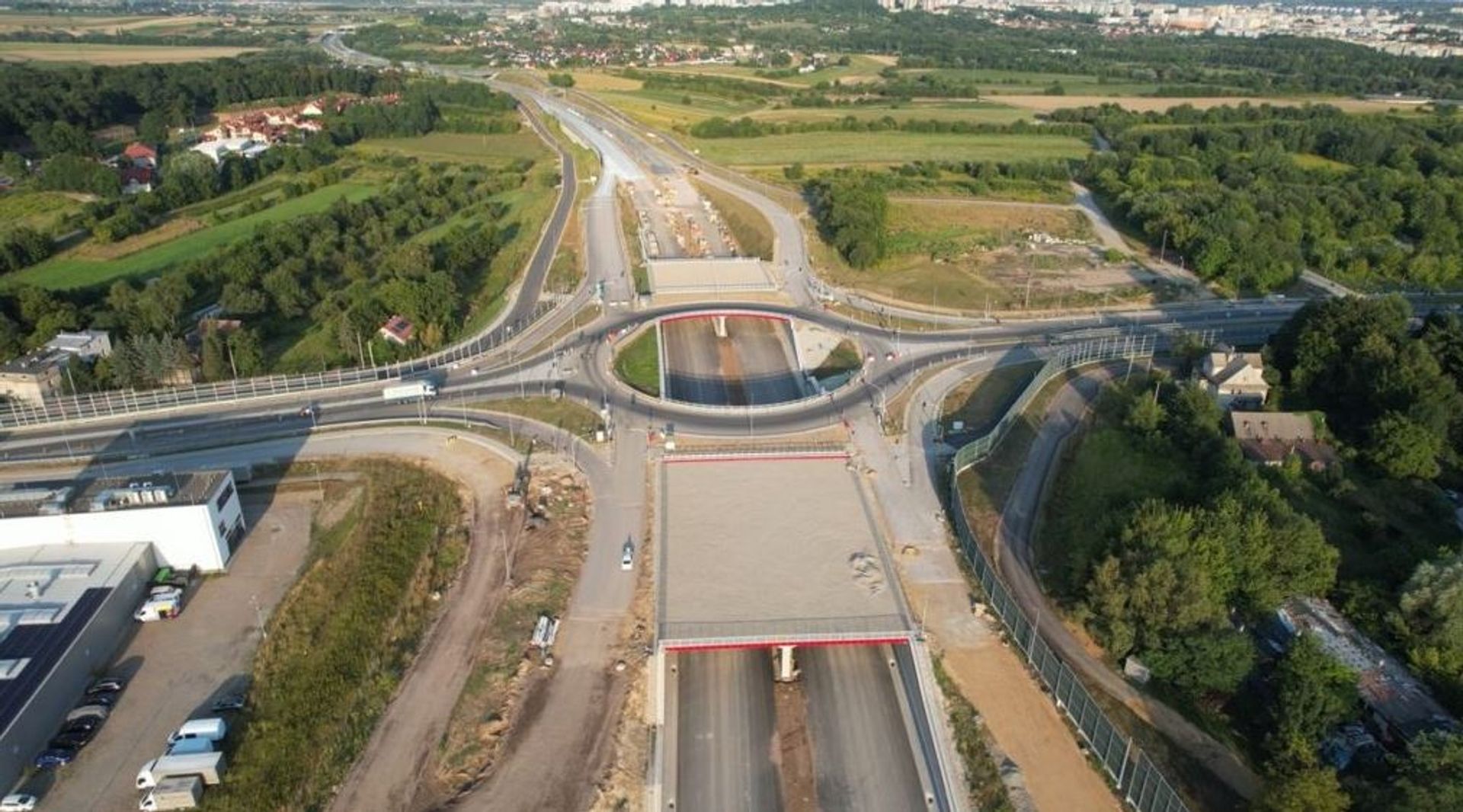 Trwają zaawansowane prace na budowie S52 Północnej Obwodnicy Krakowa 