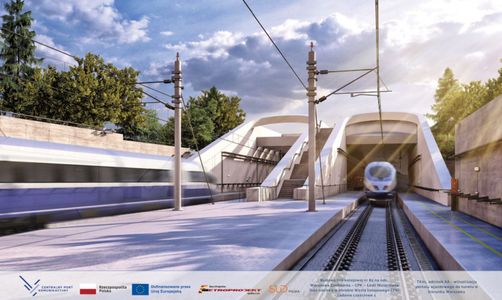 Są wizualizacje infrastruktury dla kluczowego odcinka Kolei Dużych Prędkości [WIZUALIZACJE]
