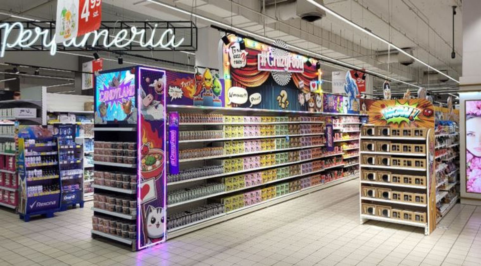 Carrefour wprowadził nowy koncept C4NDYLAND do ponad 130 sklepów w Polsce