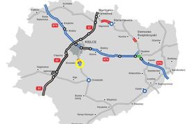 Pod Kielcami trwa budowa obwodnica Morawicy i Woli Morawickiej, w ciągu DK73 [FILM]