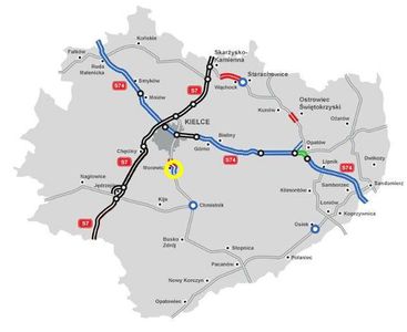 Pod Kielcami trwa budowa obwodnica Morawicy i Woli Morawickiej, w ciągu DK73 [FILM]