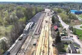 Inwestycja za 1,2 mld złotych. Postęp prac na modernizowanych liniach kolejowych od Sandomierza do Padwi i Stalowej Woli