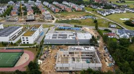 Trwa budowa krytej pływalni na Chwarznie-Wiczlinie w Gdyni [ZDJĘCIA]