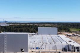 Półmetek budowy wielkiej fabryki Northvolt w Gdańsku. Produkcja ruszy na początku 2023 roku