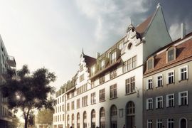 Wrocław: Okre Development rusza wkrótce z rewitalizacją zabytkowego urzędu celnego [NOWE WIZUALIZACJE]
