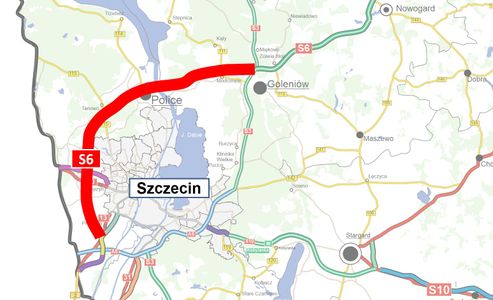 Oferty w przetargu na projekt S6 Zachodniej Obwodnicy Szczecina wybrane. Powstanie tunel pod Odrą