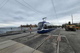 W centrum Krakowa trwa remont mostu Grunwaldzkiego [FILMY]