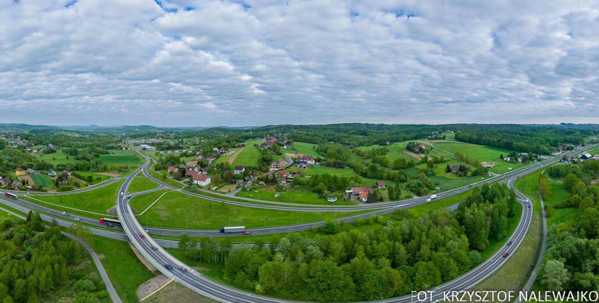 Wybrano wykonawcę, który przygotuje koncepcję poprowadzenia blisko 7 km dodatkowych jezdni wzdłuż zakopianki (DK7), między Krakowem a Głogoczowem