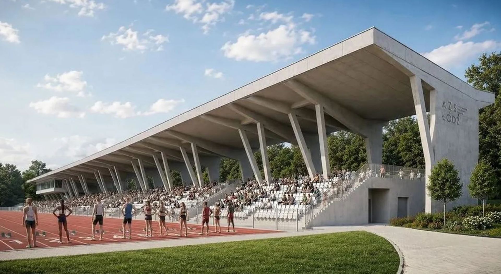 Sześć firm złożyło oferty w przetargu na wielką przebudowę stadionu AZS Łódź 