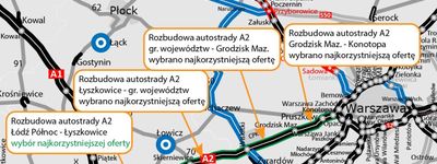 To będzie najszersza autostrada w Polsce. Rozbudowa A2 między Łodzią i Warszawą coraz bliżej 