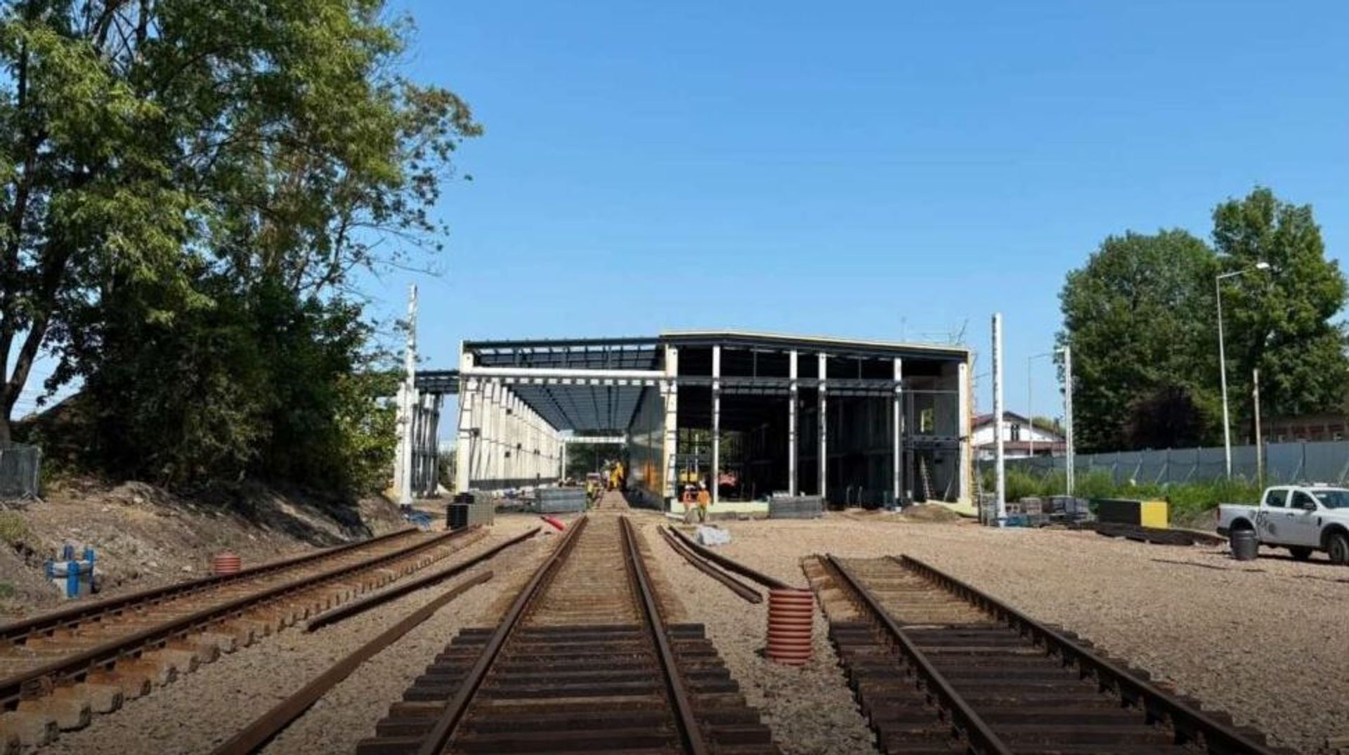 W Oświęcimiu powstaje zaplecze techniczne Kolei Małopolskich do kompleksowej obsługi taboru kolejowego 