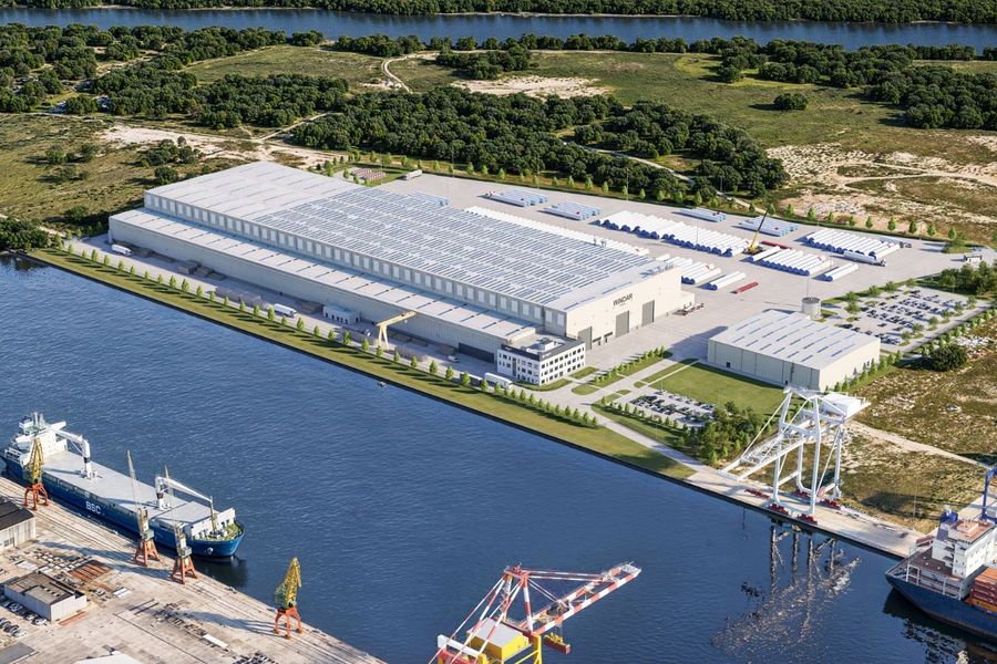 Windar Renovables buduje w Szczecinie za 150 mln euro wielką fabrykę wież wiatrowych dla offshore wind [ZDJĘCIA+WIZUALIZACJE]