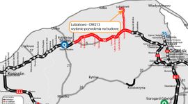 Budowa drogi krajowej do elektrowni jądrowej: Jest pozwolenie na budowę dla 5-kilometrowego fragmentu drogi krajowej, tzw. "ostatniej mili"