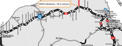 DK69 wraca na drogową mapę Polski - połączy drogę ekspresową S6 z pierwszą elektrownią jądrową w Polsce