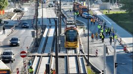 WARSZAWA: Trasa tramwajowa na Stegny niemal gotowa