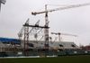 [śląskie] Bielsko-Biała: powstaje konstrukcja dachu na trybunie północnej Stadionu Miejskiego