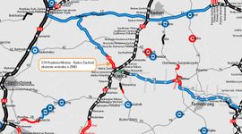 GDDKiA złożyła wniosek o ZRID dla odcinka drogi S74 od Mniowa do Kielc